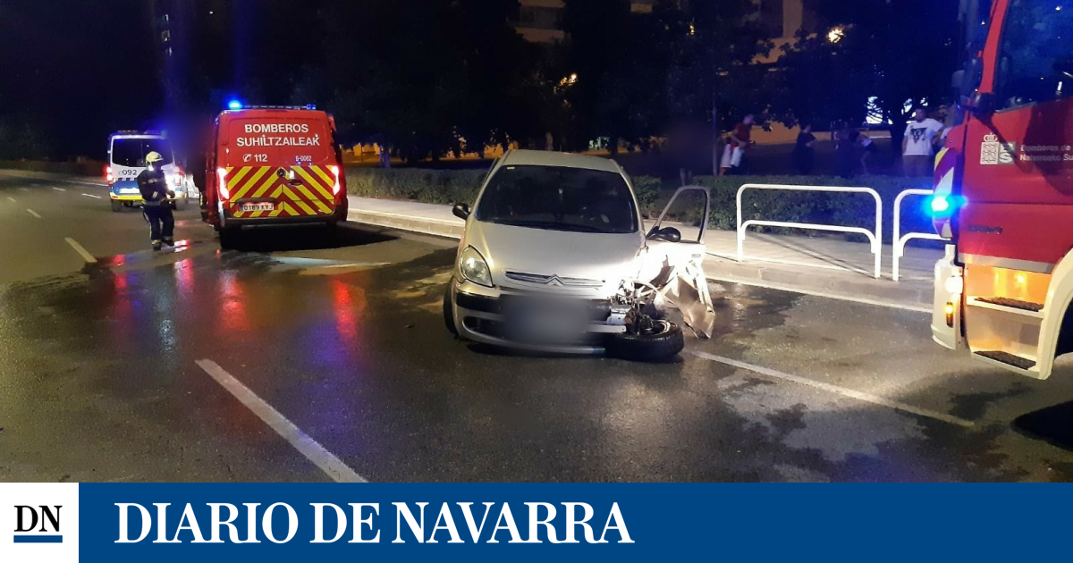 Pamplona registró en 2023 casi 3 000 accidentes de tráfico estos son