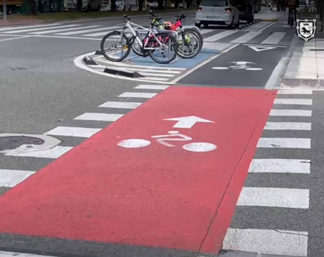 Pamplona mejora la seguridad en vías ciclistas en 166 intersecciones