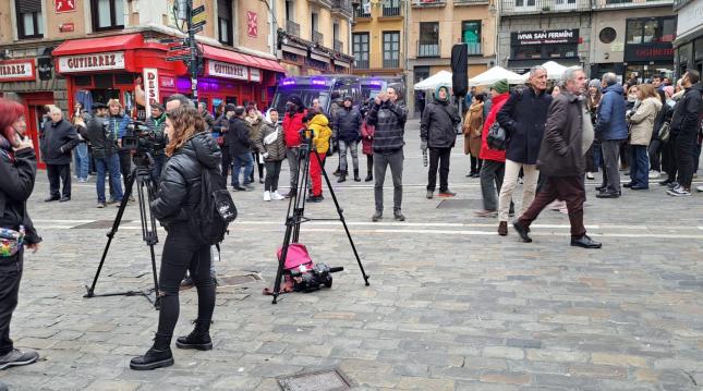 Fotos de Pamplona el día que se vota la moción de censura contra