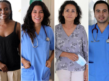 Médicos con acentos