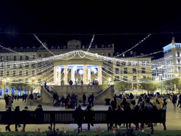 Iluminación navideña en Pamplona