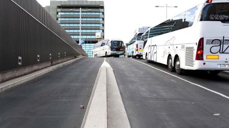 Imágenes de la estación de autobuses de Pamplona