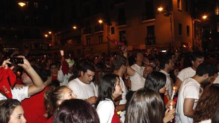 "POBRE DE MI" último día de las fiestas de San Fermin 2011, hasta el año que viene.