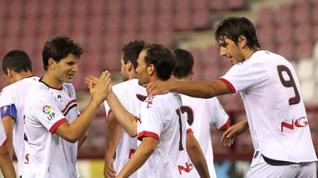 Logroñés 0 - Osasuna 3. Imágenes del primer encuentro de la pretemporada 2011-2012 de Osasuna, jugado ante el Logroñés que los de Mendilibar han ganado con solvencia.