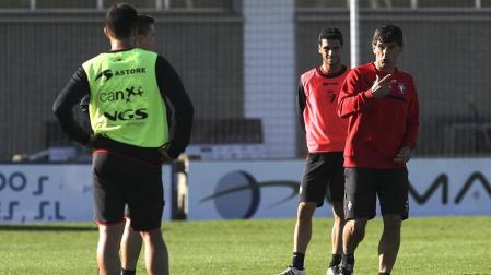 Imágenes del entrenamiento de Osasuna este jueves, 20 de octubre, en Tajonar.