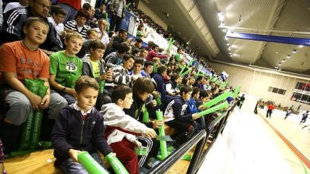 Imágenes del partido de fútbol sala Triman Navarra 3 - Ríos Renovables 2