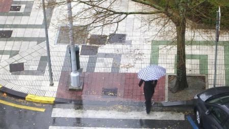 Imágenes de las lluvias intensas que se han precipitado en Navarra durante este fin de semana, en especial en la mitad norte de la Comunidad foral.