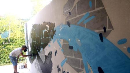 Festival Internacional de grafitis que tiene lugar a lo largo de todo agosto en el Centro de Arte Contemporáneo Huarte