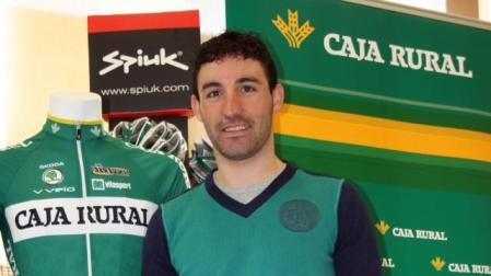 El ciclista cántabro David de la Fuente.	 CR