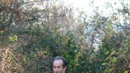 José Manuel Altuna Arce, en una escapada a la peña Izaga. 	DN