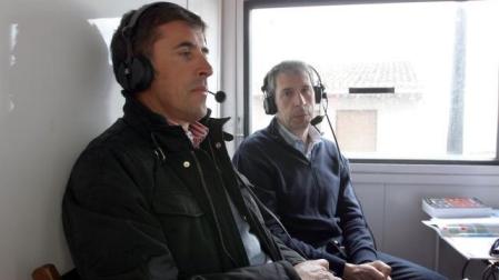 Perico Delgado y Carlos de Andrés presentarán hoy el recorrido de la Vuelta a España 2012. 	JAVIER SESMA