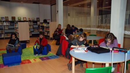 Espacio de la nueva biblioteca destinado al público infantil. 	A.J.