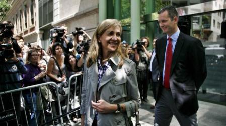Los duques de Palma, la infanta Cristina e Iñaki Urdangarín, en una imagen de mayo del año 2010. 	EFE