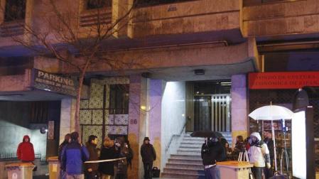 Rajoy y Cospedal visitan la capilla ardiente de Manuel Fraga