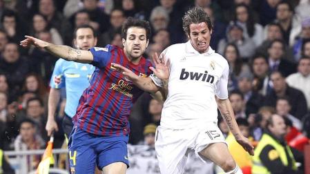 Partido de ida de cuartos de final de la Copa del Rey disputado entre el Real Madrid y el Barcelona en el Santiago Bernabéu.