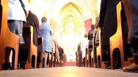Sangüesa honra a San Sebastián