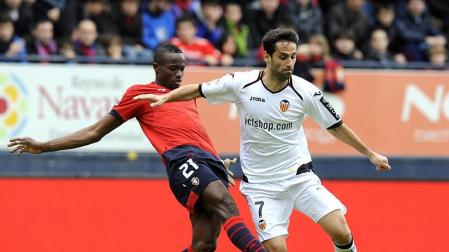 Imágenes del partido Osasuna-Valencia, correspondiente a la primera jornada de Liga, disputado en el Reyno de Navarra.