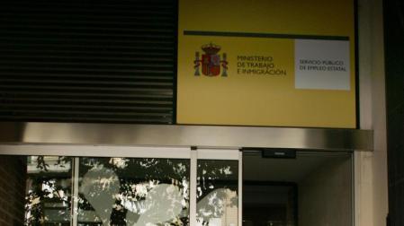 En una oficina de empleo de Pamplona