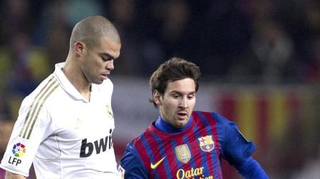 Imágenes del partido de vuelta en los cuatro de final de la Copa del Rey, disputado entre el Barcelona y el Real Madrid en el Camp Nou.