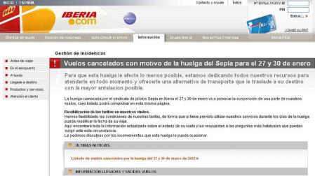 La sexta huelga de pilotos de Iberia anula 94 vuelos