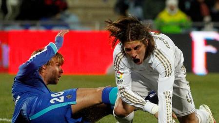 El Real Madrid se impone a las inclemencias en Getafe (0-1)