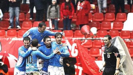 Imágenes del partido Sporting-Osasuna que ha terminado con empate a uno