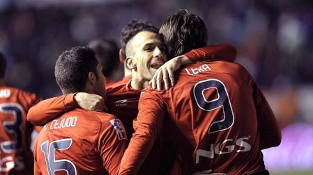 Imagen del Osasuna - Barcelona jugado en el Reyno de Navarra