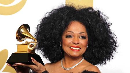 Músicos premiados en la gala de entrega de los Premios Grammy celebrada en Los Ángeles.