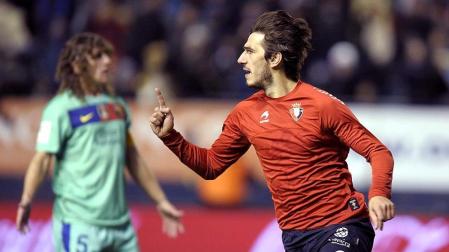 Imagen del Osasuna - Barcelona jugado en el Reyno de Navarra
