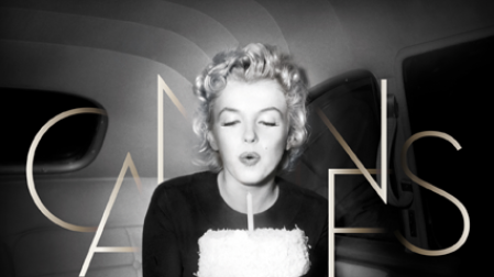 Marylin Monroe celebra el aniversario del festival de Cannes
