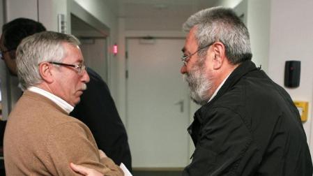 Toxo y M&eacute;ndez, ayer