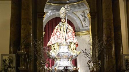 Los pamploneses celebran la penúltima eucaristía antes de San Fermín
