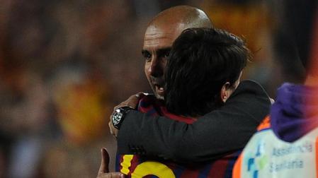 Messi le regala a Guardiola un póquer de goles (4-0)