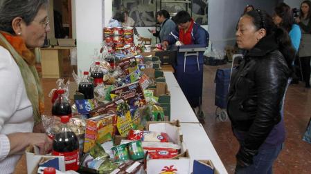 Alimentos solidarios frente a la crisis