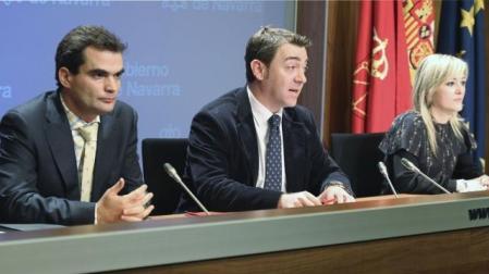 Guzmán Garmendia (izquierda) y Roberto Jiménez, ayer. CALLEJA