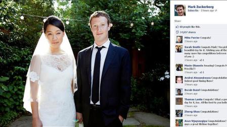 Mark Zuckerberg se ha casado con su novia de siempre
