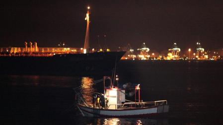 Enfrentamiento de patrulleras en la bah&iacute;a de Algeciras