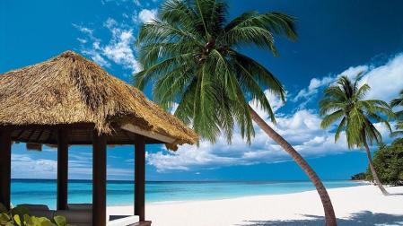 Una playa del Mar Caribe