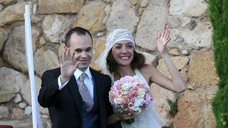 Andrés Iniesta se casa con Anna Ortíz en Tarragona