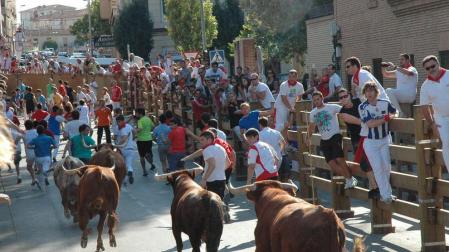 Sin heridos, el &uacute;ltimo encierro vespertino de Tudela