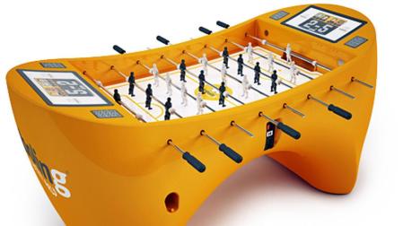 La tecnología llega al futbolín