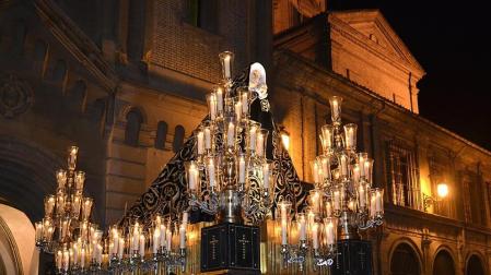 Este viernes tuvo lugar el traslado de la virgen Dolorosa desde San Lorenzo hasta la Catedral