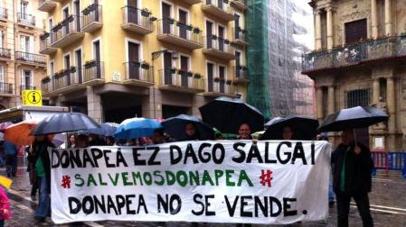 Seguimiento desigual de la huelga educativa en Navarra