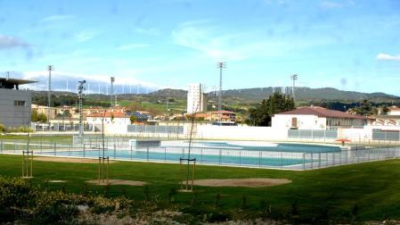 Las nuevas piscinas de la ciudad deportiva de Tafalla se abrirán el 14 de junio
