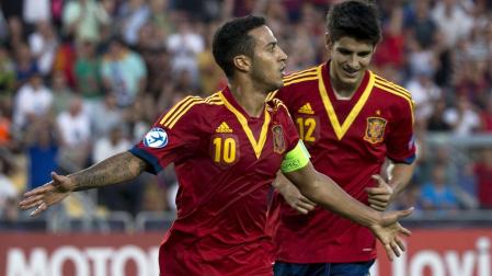 Thiago gu&iacute;a a la sub-21 al t&iacute;tulo de la Eurocopa 2013 de Israel