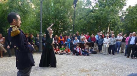 Tarde de teatro en Estella para poner en valor su patrimonio