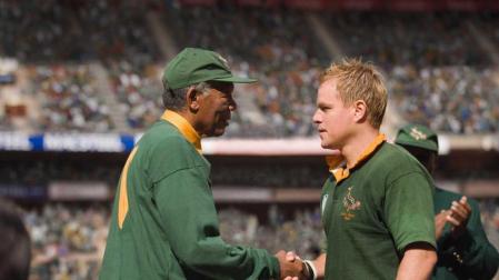 Morgan Freeman interpret&oacute; a Mandela en 'Invictus'
