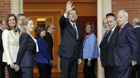 Ministros debilitados pero apoyados por Rajoy tras dos a&ntilde;os de Gobierno