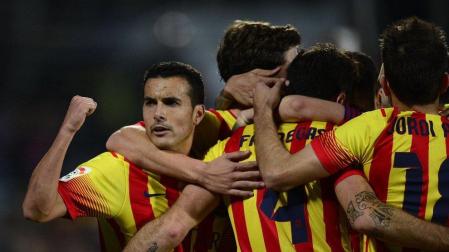 Pedro sostiene el liderato del Barcelona