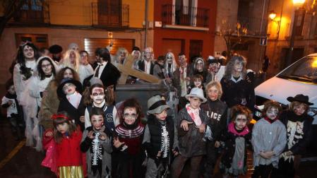 Los zombis de Thriller, mejor disfraz colectivo de Tudela